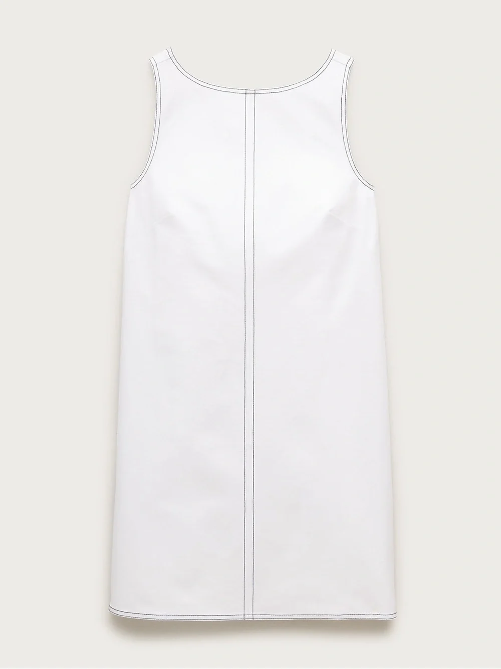 NWT J. Crew Contrast-stitch cotton poplin dress - size 6